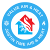 blue Value Air and heat logo